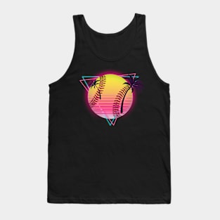 Retro Aesthetic Baseball Tank Top